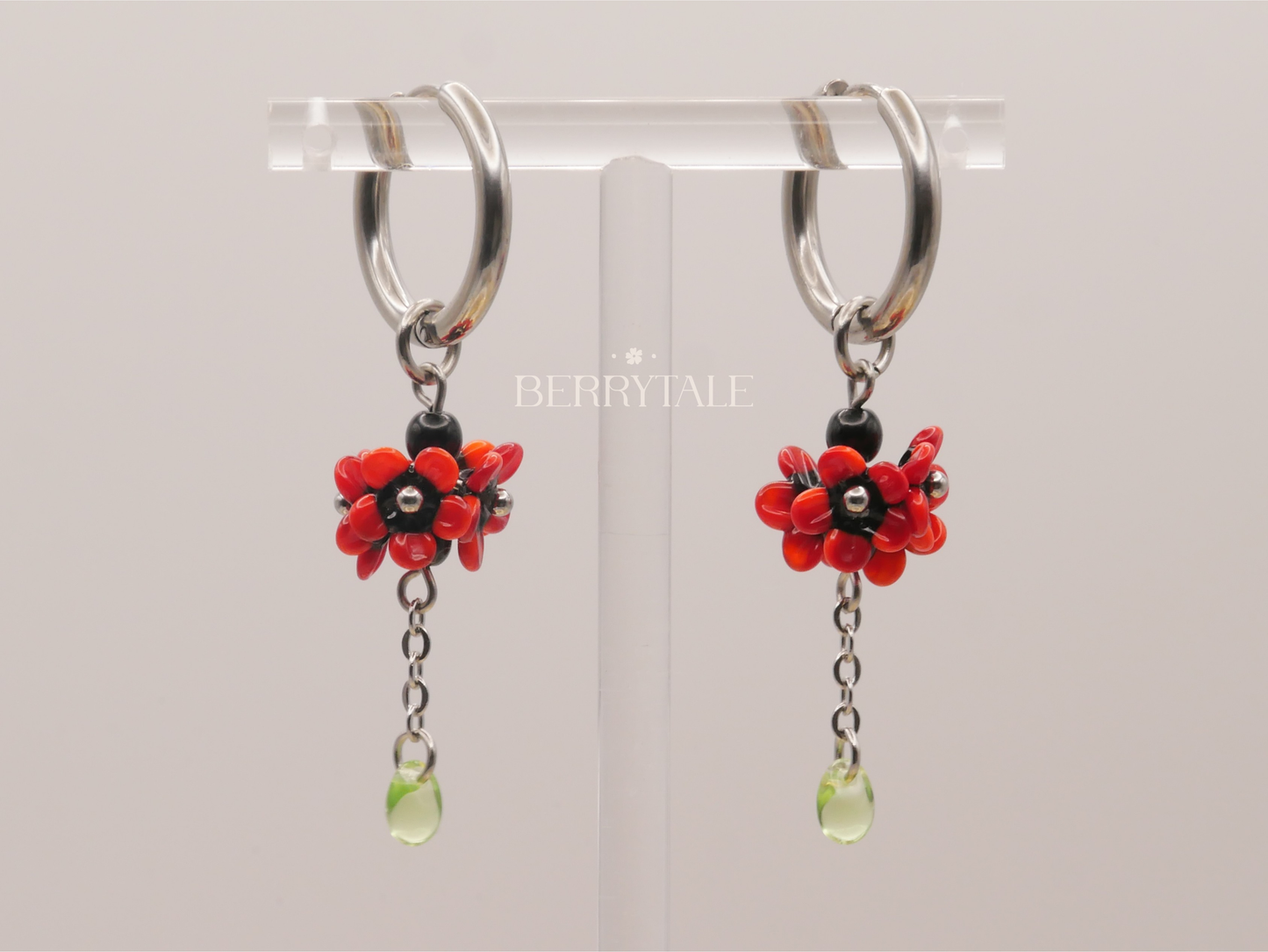 AUBURN FLOWERS | Ohrringe