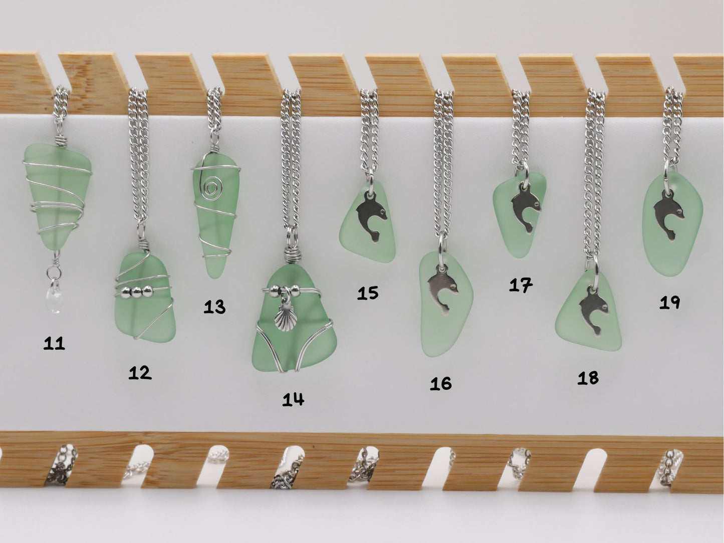 GREEN SEA GLASS | Halskette