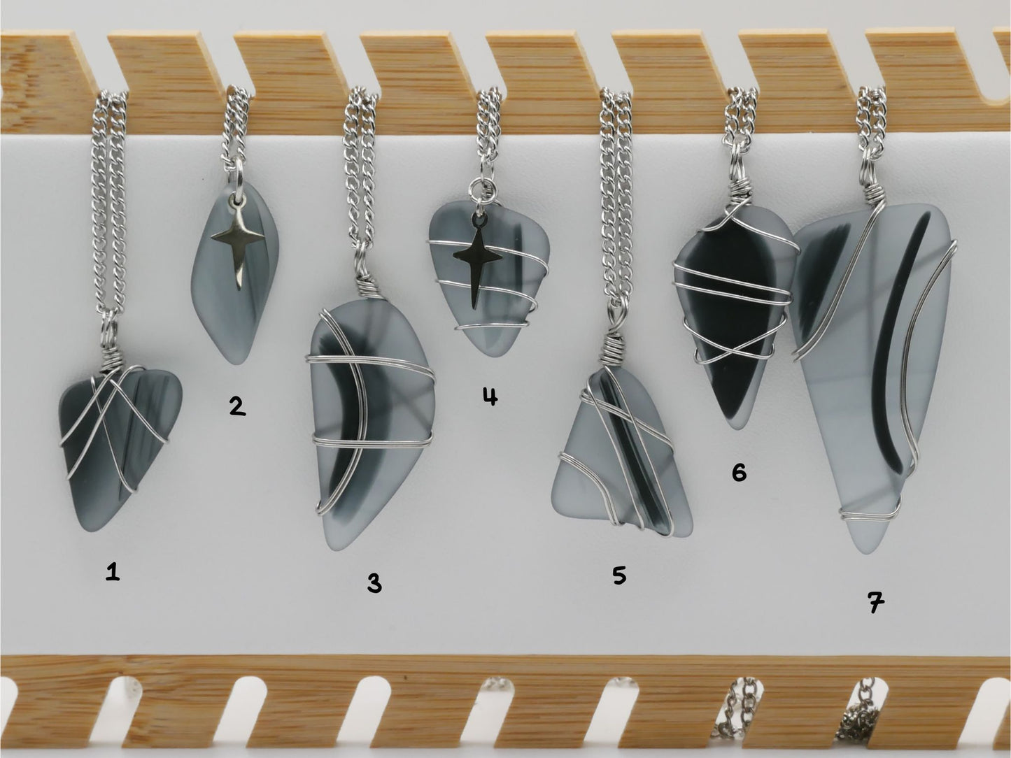 BLACK SEA GLASS | Necklace