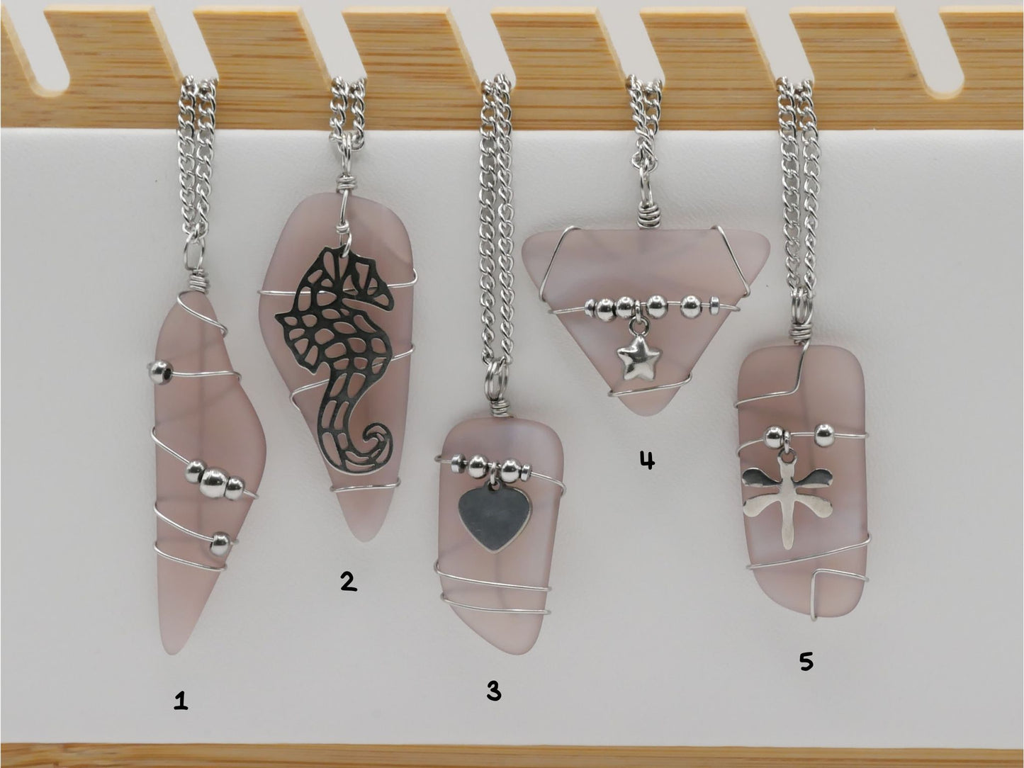 ROSE SEA GLASS | Necklace