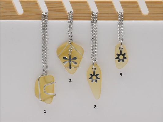 YELLOW SEA GLASS | Halskette