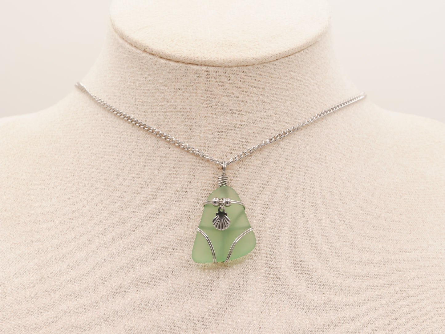 GREEN SEA GLASS | Halskette