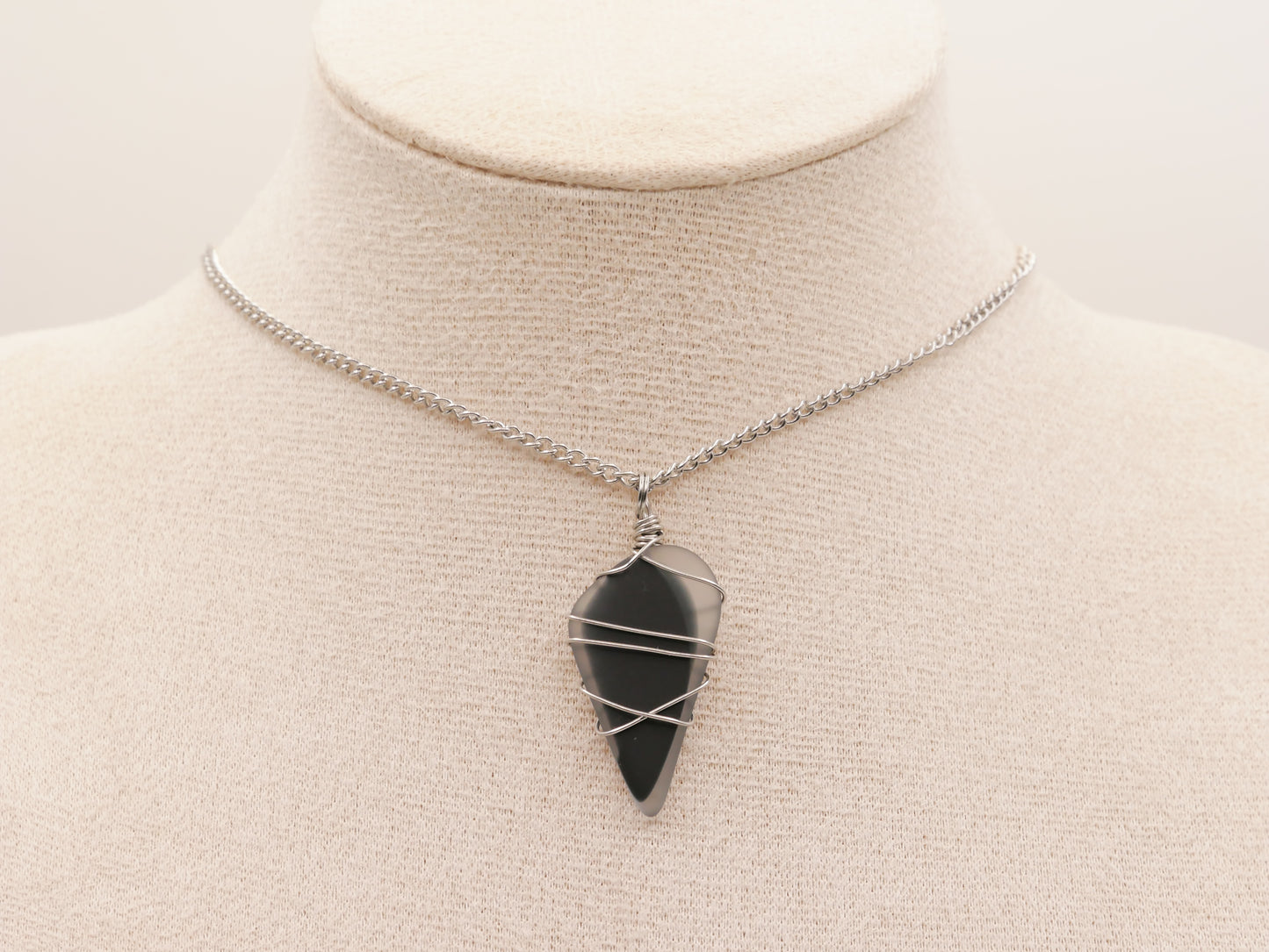 BLACK SEA GLASS | Necklace
