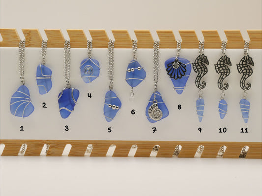 BLUE SEA GLASS | Necklace