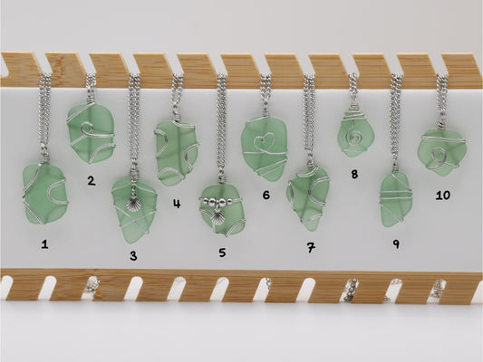 GREEN SEA GLASS | Necklace