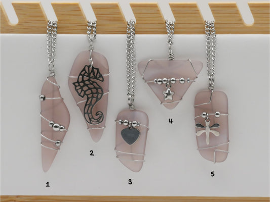 ROSE SEA GLASS | Necklace