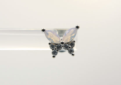 FROSTED LEPIDA | Single ear studs