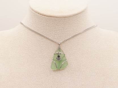 GREEN SEA GLASS | Halskette