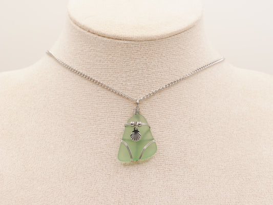 GREEN SEA GLASS | Necklace