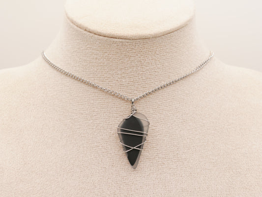 BLACK SEA GLASS | Necklace