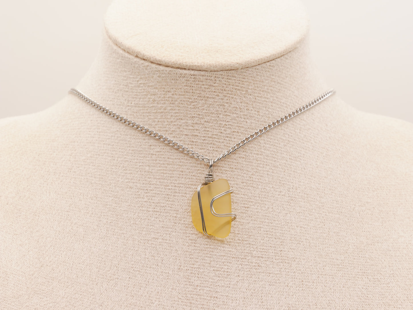 YELLOW SEA GLASS | Halskette