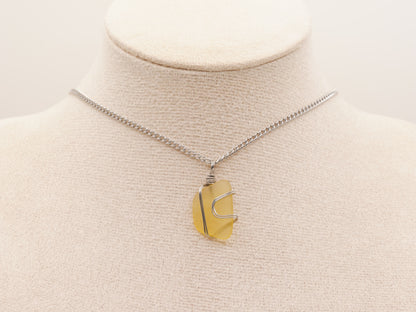 YELLOW SEA GLASS | Halskette